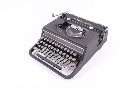 SALE! - Olivetti Studio 46 (42) Black Typewriter, Vintage, Professionally Serviced