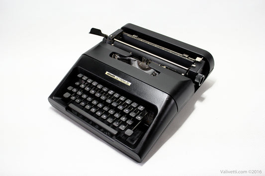 SALE! - Olivetti Lettera 35 Black Typewriter, Vintage, Professionally Serviced