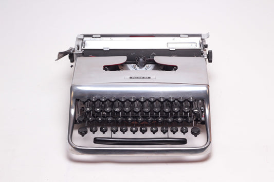 SALE! - Limited Edition Olivetti Pluma 22 "Chrome" Aluminum Typewriter, Vintage, Professionally Serviced