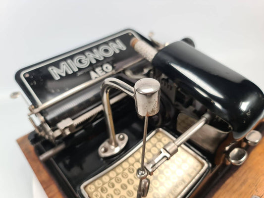 SALE! - Mignon Nº4 Index Typewriter w/Accessories, Vintage, Portable, Professionally Serviced