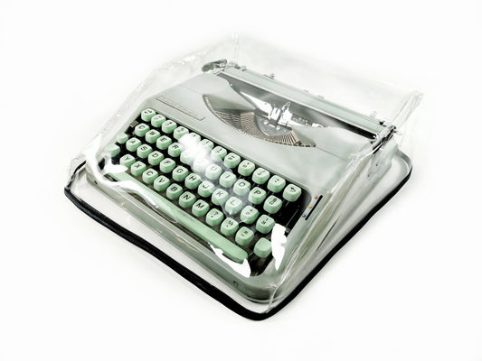 SMALL Transparent Dust Cover, Vinyl PVC for S size Manual Typewriter Hermes Baby, Adler Triumph Tippa